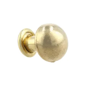 7mm Gold, Dome Top Rivet Stud, Steel - PK5, #P-2593-GOLD