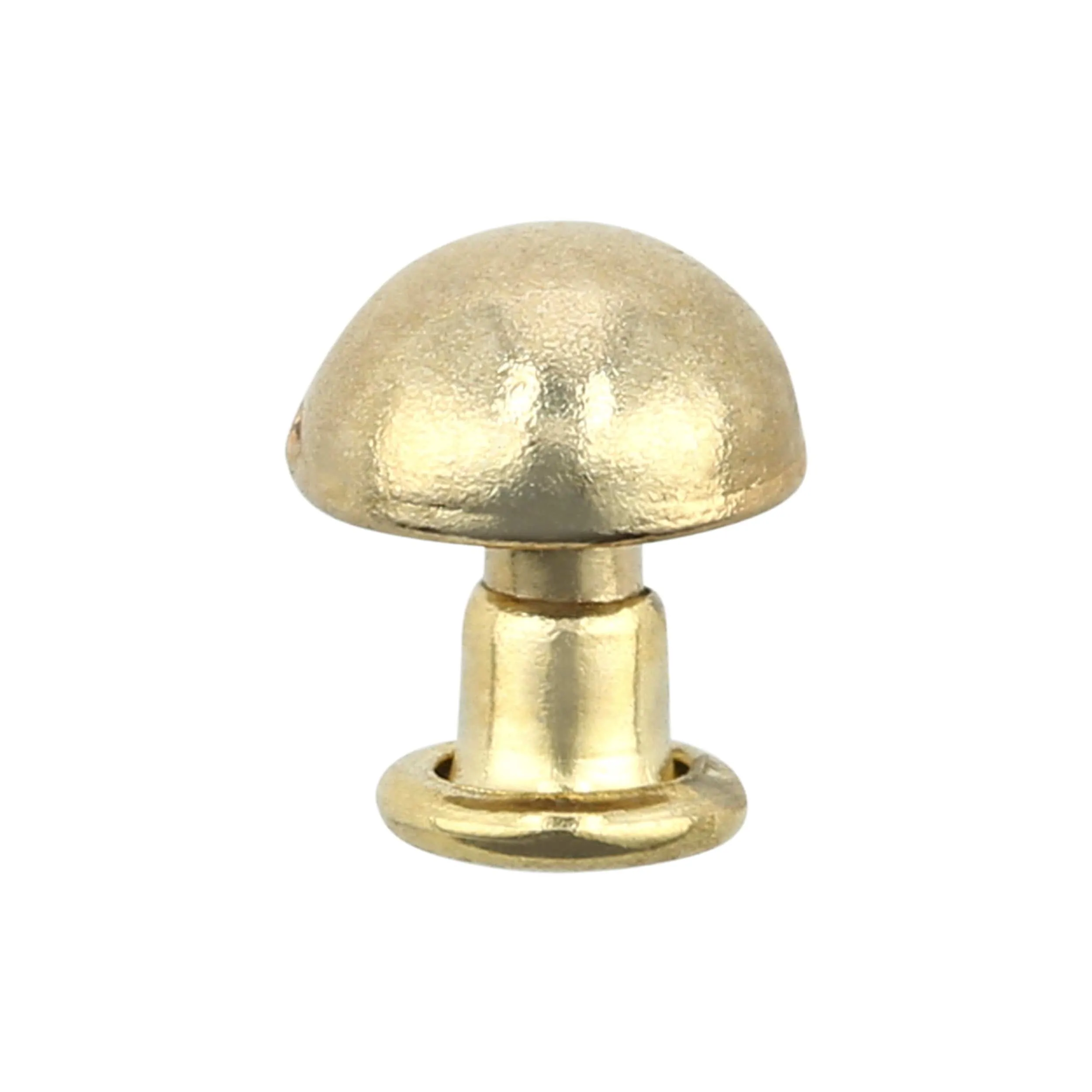 7mm Gold, Dome Top Rivet Stud, Steel - PK5, #P-2593-GOLD