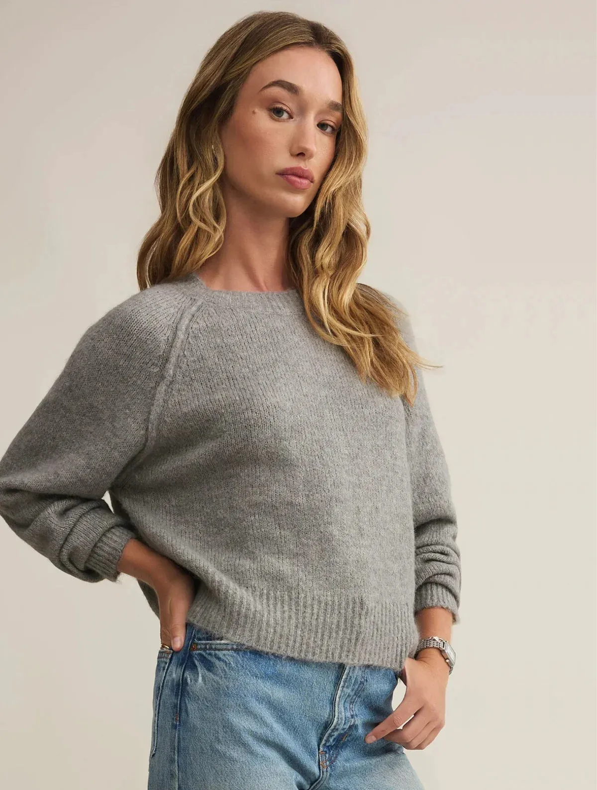 Adrian Sweater | Classic Heather Grey