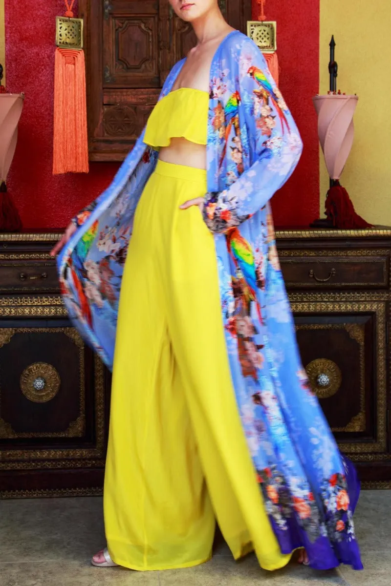 Blue Swimming Costume Cover Up