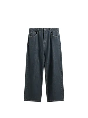 Blue Wide Leg Jeans
