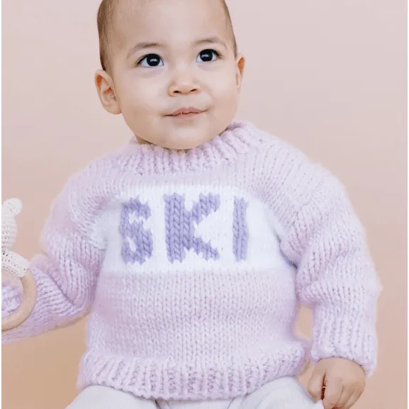 Blueberry Hill Ski Sweater, Baby Pink
