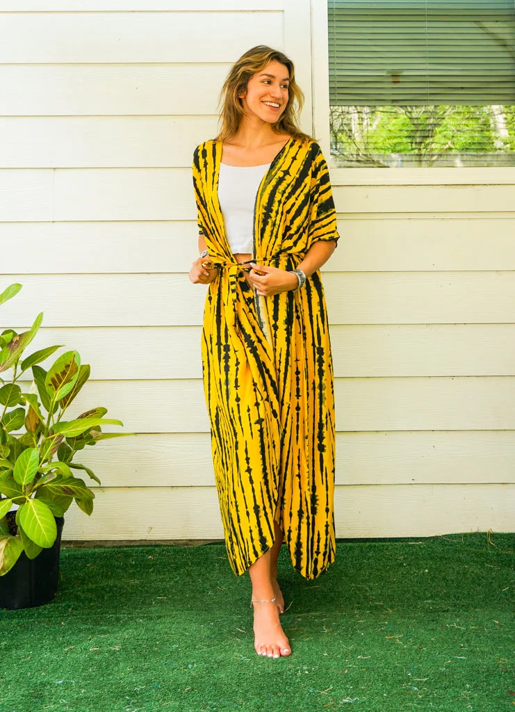 C4688- Shibori Tie Dye Cover Up