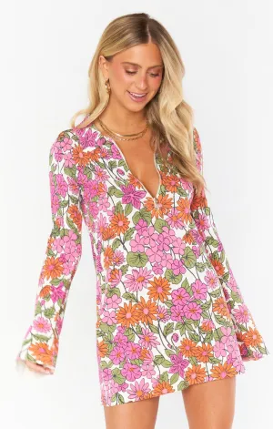 Charlie Collar Dress | Carnaby Floral Knit