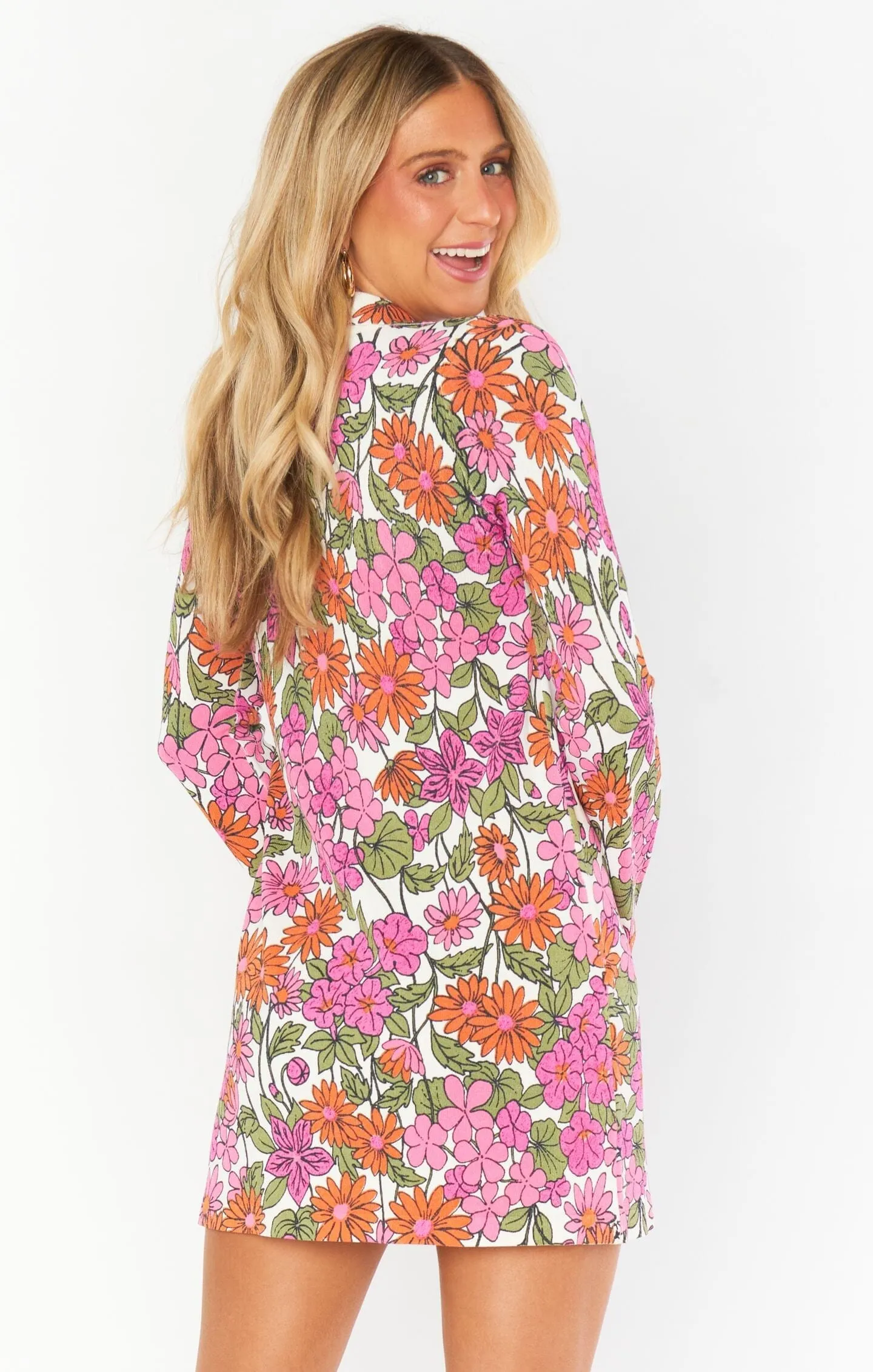 Charlie Collar Dress | Carnaby Floral Knit