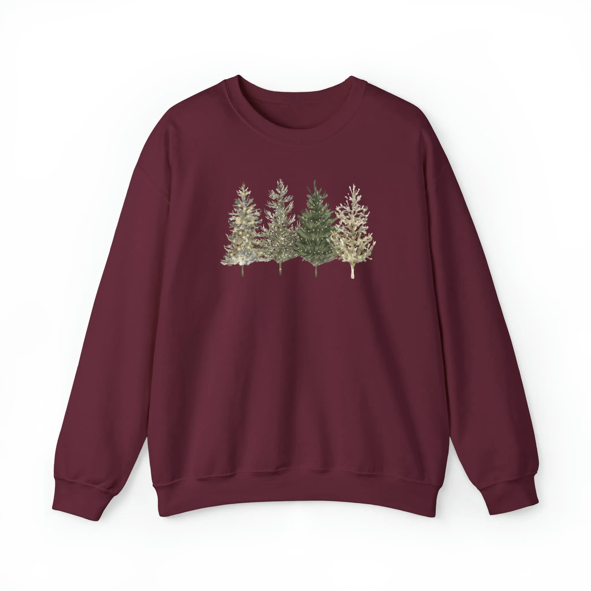 Copy of Christmas Tree Sweatshirt, Christmas Tree Crewneck, Cozy Winter Sweater, Christmas Tree Subtle Holiday Sweatshirt