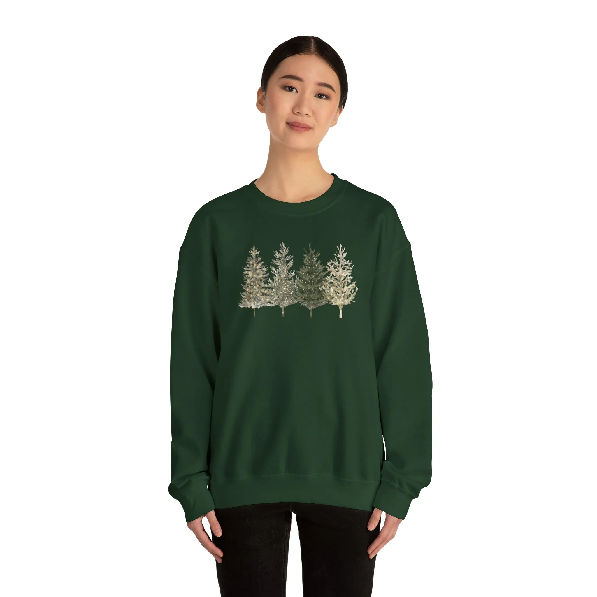 Copy of Christmas Tree Sweatshirt, Christmas Tree Crewneck, Cozy Winter Sweater, Christmas Tree Subtle Holiday Sweatshirt