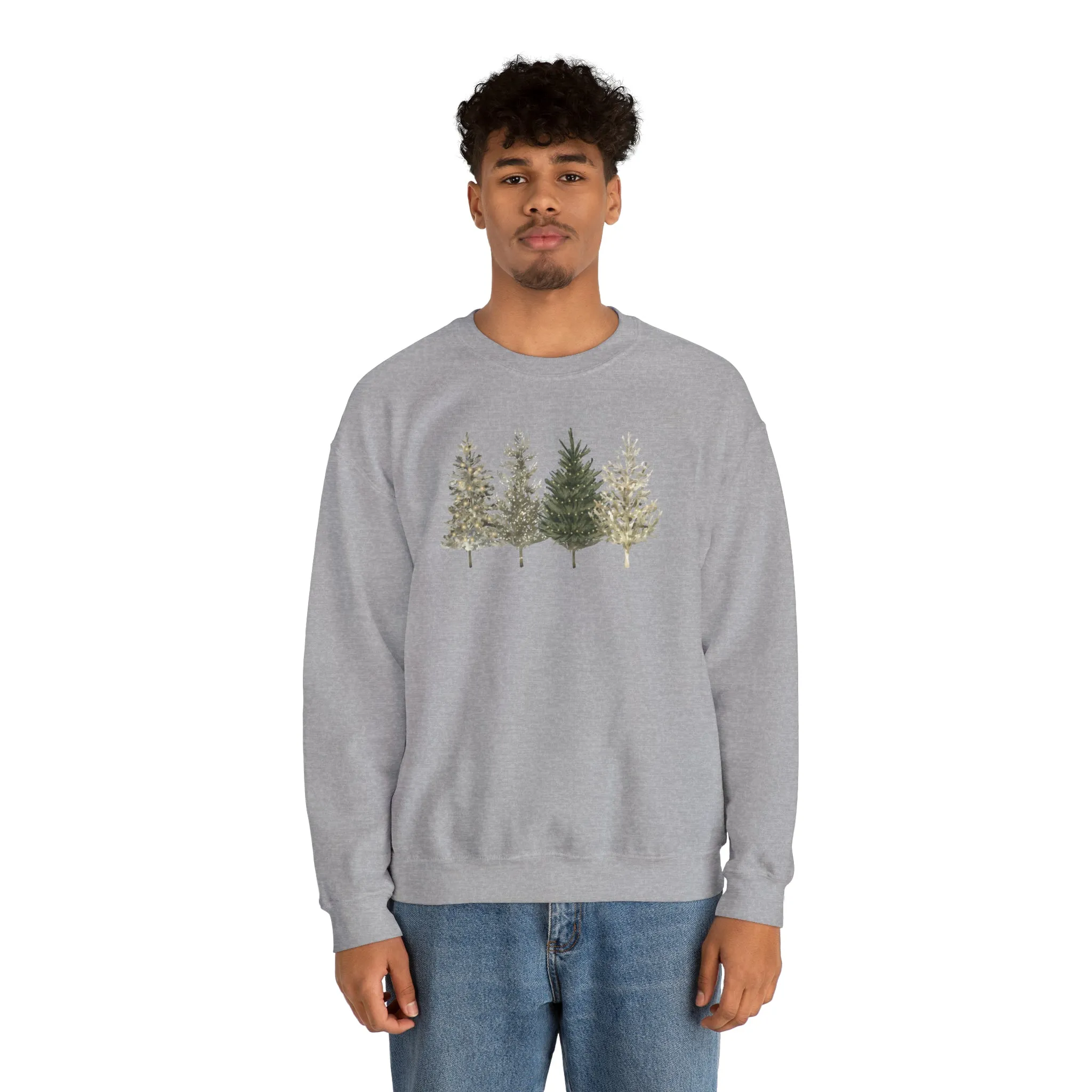 Copy of Christmas Tree Sweatshirt, Christmas Tree Crewneck, Cozy Winter Sweater, Christmas Tree Subtle Holiday Sweatshirt
