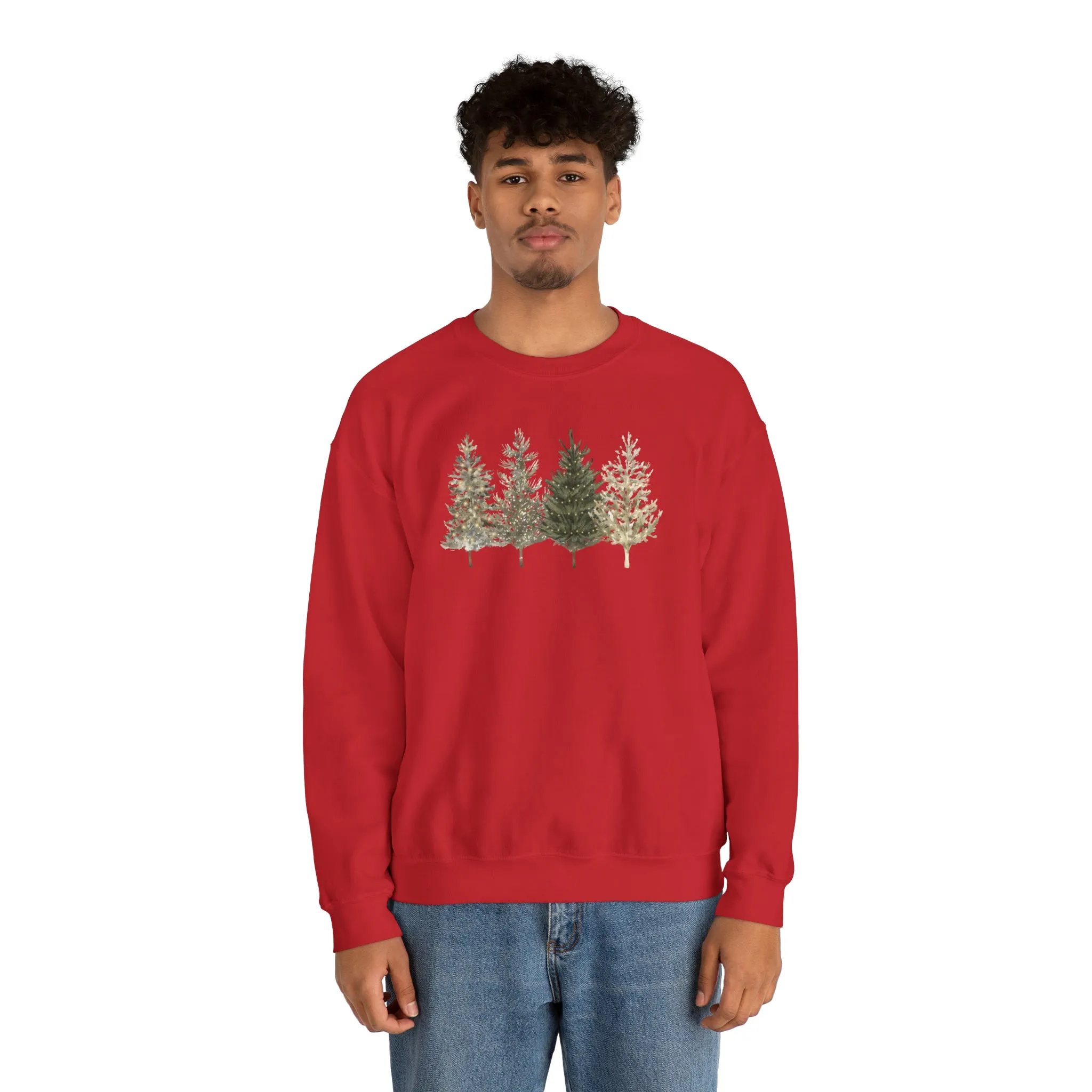 Copy of Christmas Tree Sweatshirt, Christmas Tree Crewneck, Cozy Winter Sweater, Christmas Tree Subtle Holiday Sweatshirt
