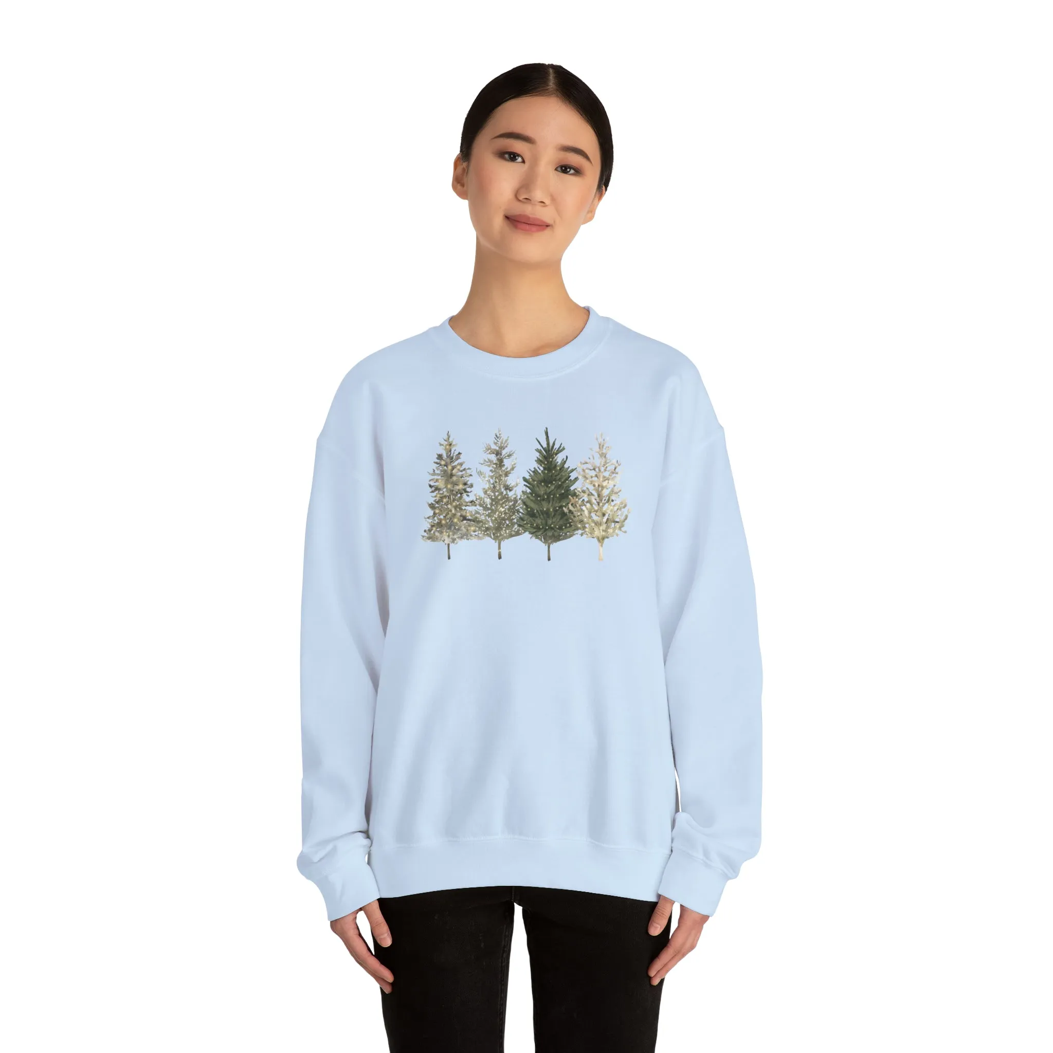 Copy of Christmas Tree Sweatshirt, Christmas Tree Crewneck, Cozy Winter Sweater, Christmas Tree Subtle Holiday Sweatshirt
