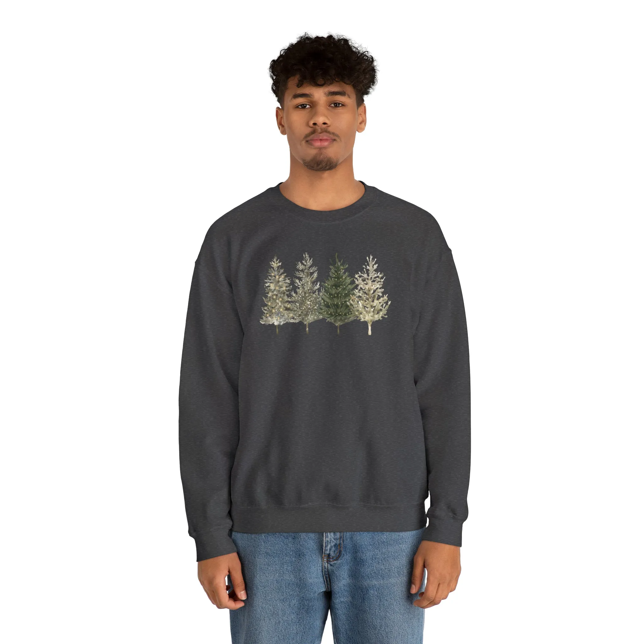 Copy of Christmas Tree Sweatshirt, Christmas Tree Crewneck, Cozy Winter Sweater, Christmas Tree Subtle Holiday Sweatshirt