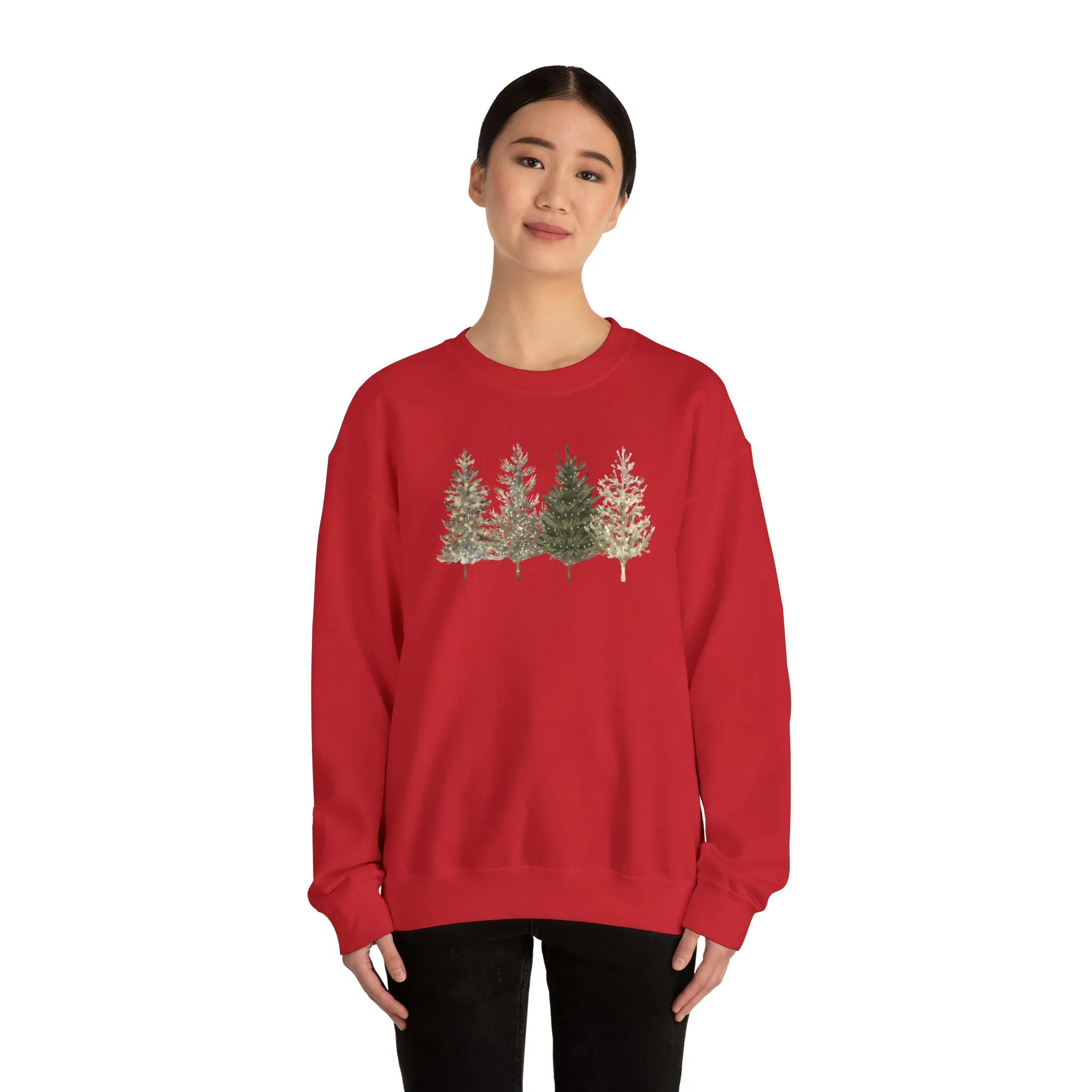 Copy of Christmas Tree Sweatshirt, Christmas Tree Crewneck, Cozy Winter Sweater, Christmas Tree Subtle Holiday Sweatshirt