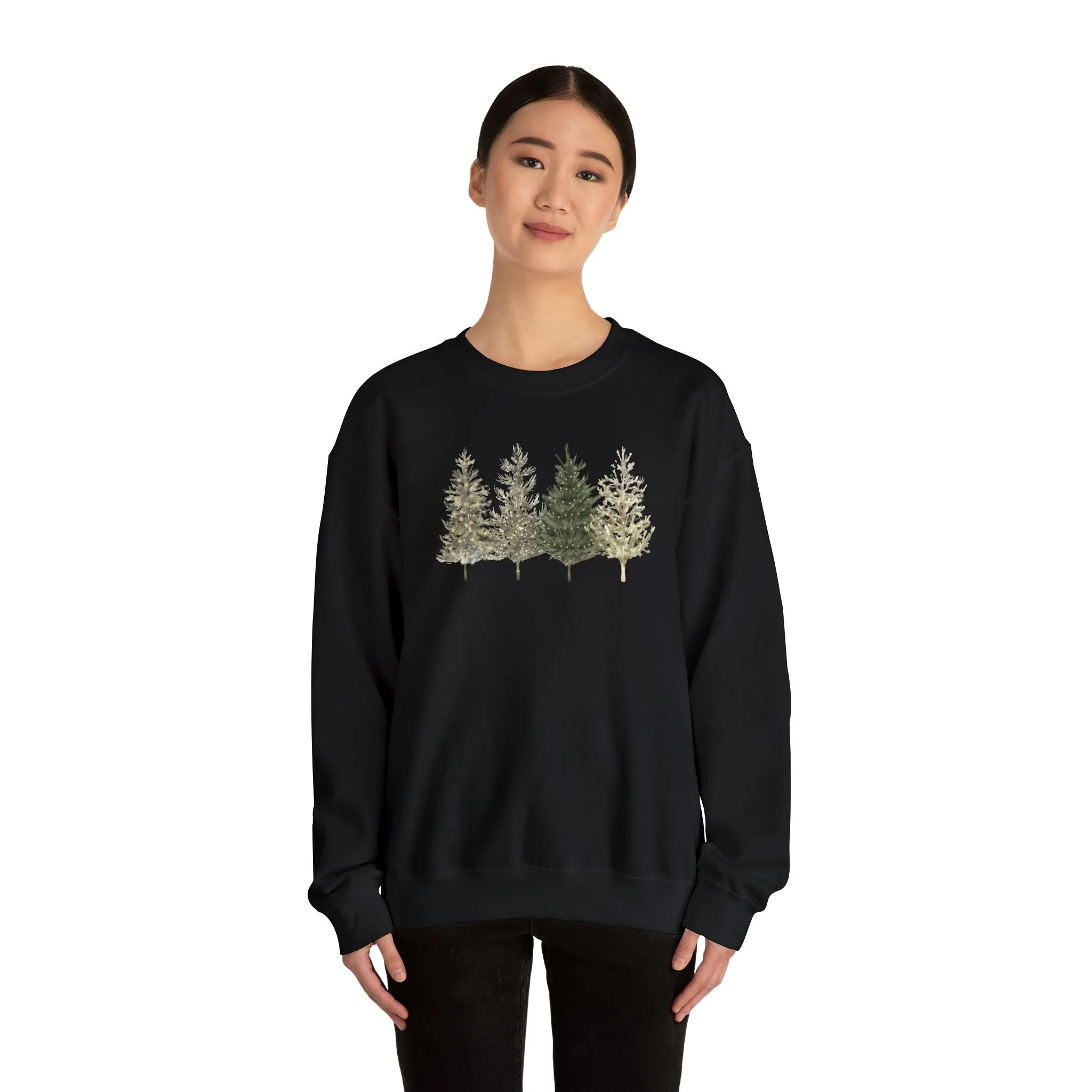 Copy of Christmas Tree Sweatshirt, Christmas Tree Crewneck, Cozy Winter Sweater, Christmas Tree Subtle Holiday Sweatshirt