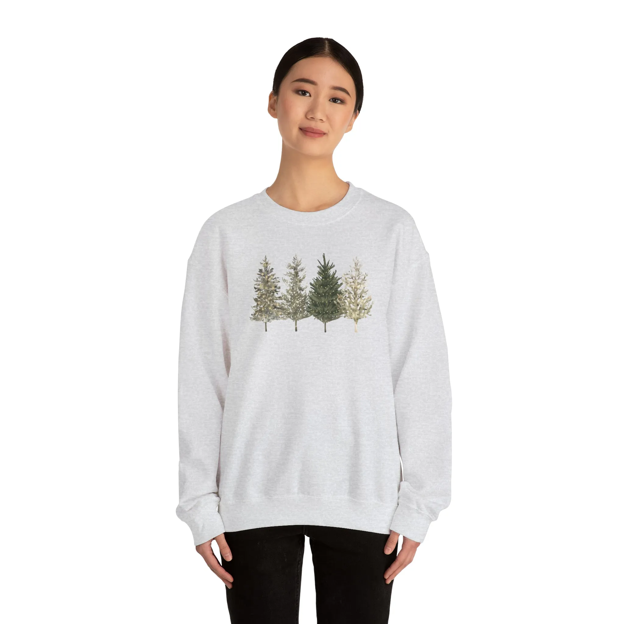 Copy of Christmas Tree Sweatshirt, Christmas Tree Crewneck, Cozy Winter Sweater, Christmas Tree Subtle Holiday Sweatshirt