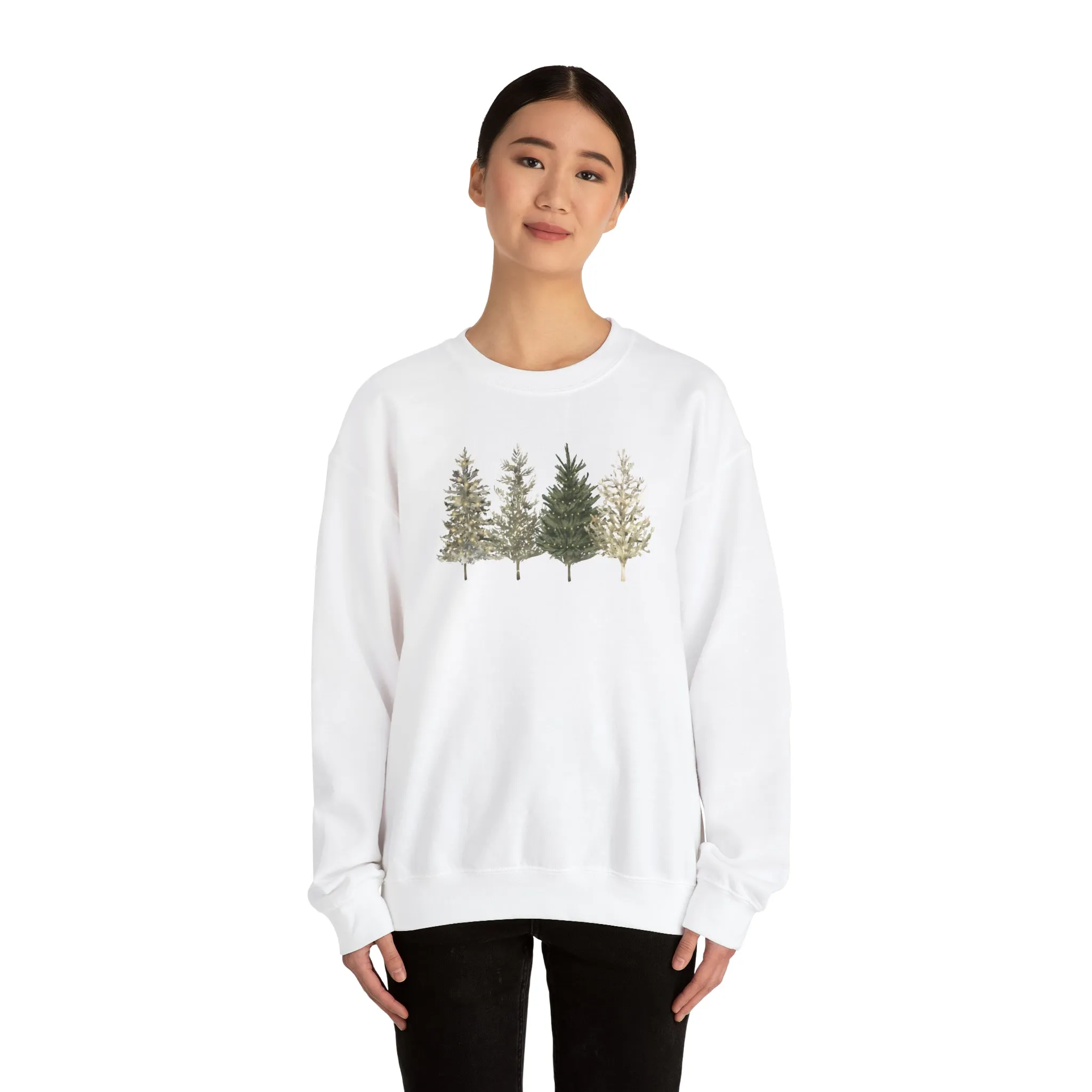 Copy of Christmas Tree Sweatshirt, Christmas Tree Crewneck, Cozy Winter Sweater, Christmas Tree Subtle Holiday Sweatshirt