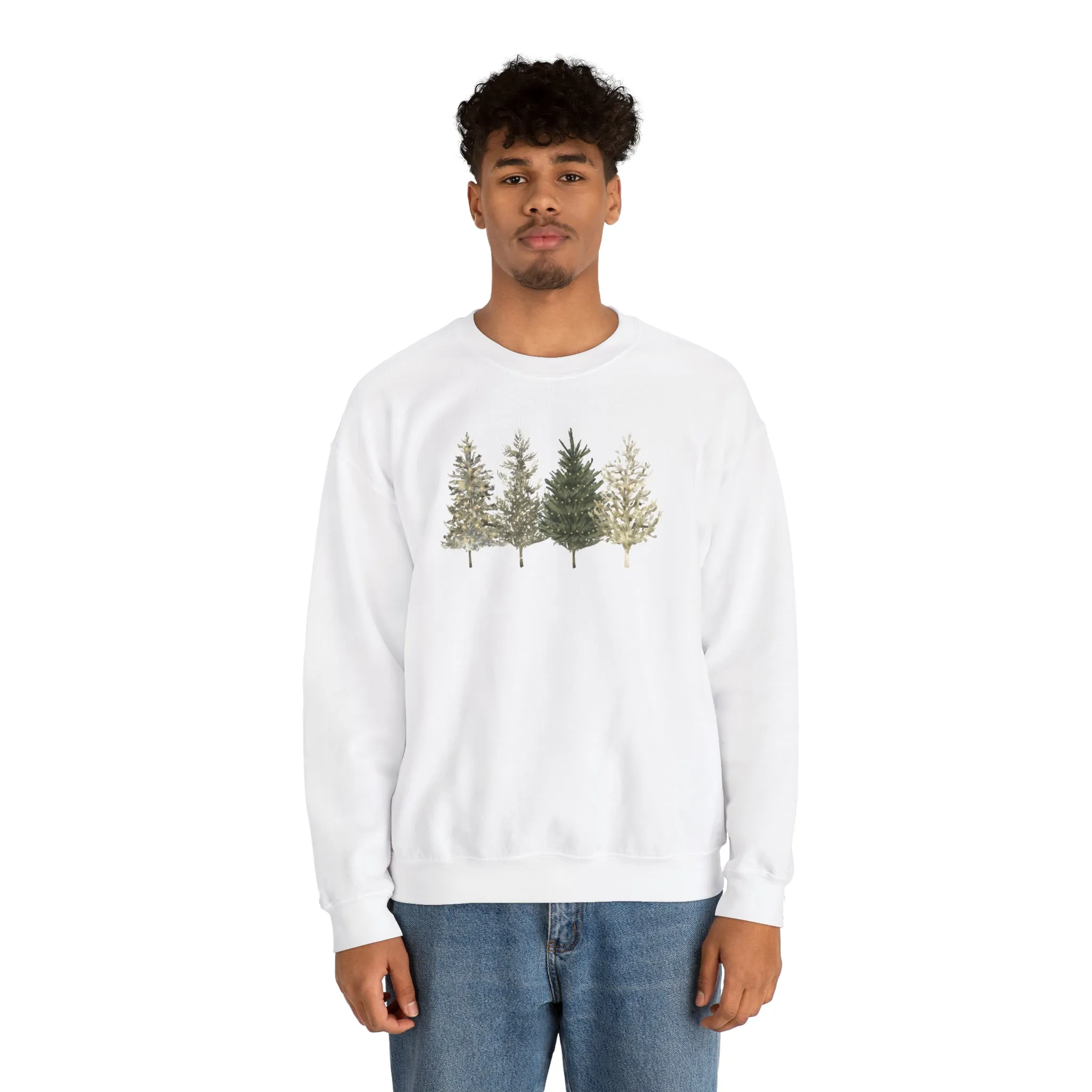 Copy of Christmas Tree Sweatshirt, Christmas Tree Crewneck, Cozy Winter Sweater, Christmas Tree Subtle Holiday Sweatshirt