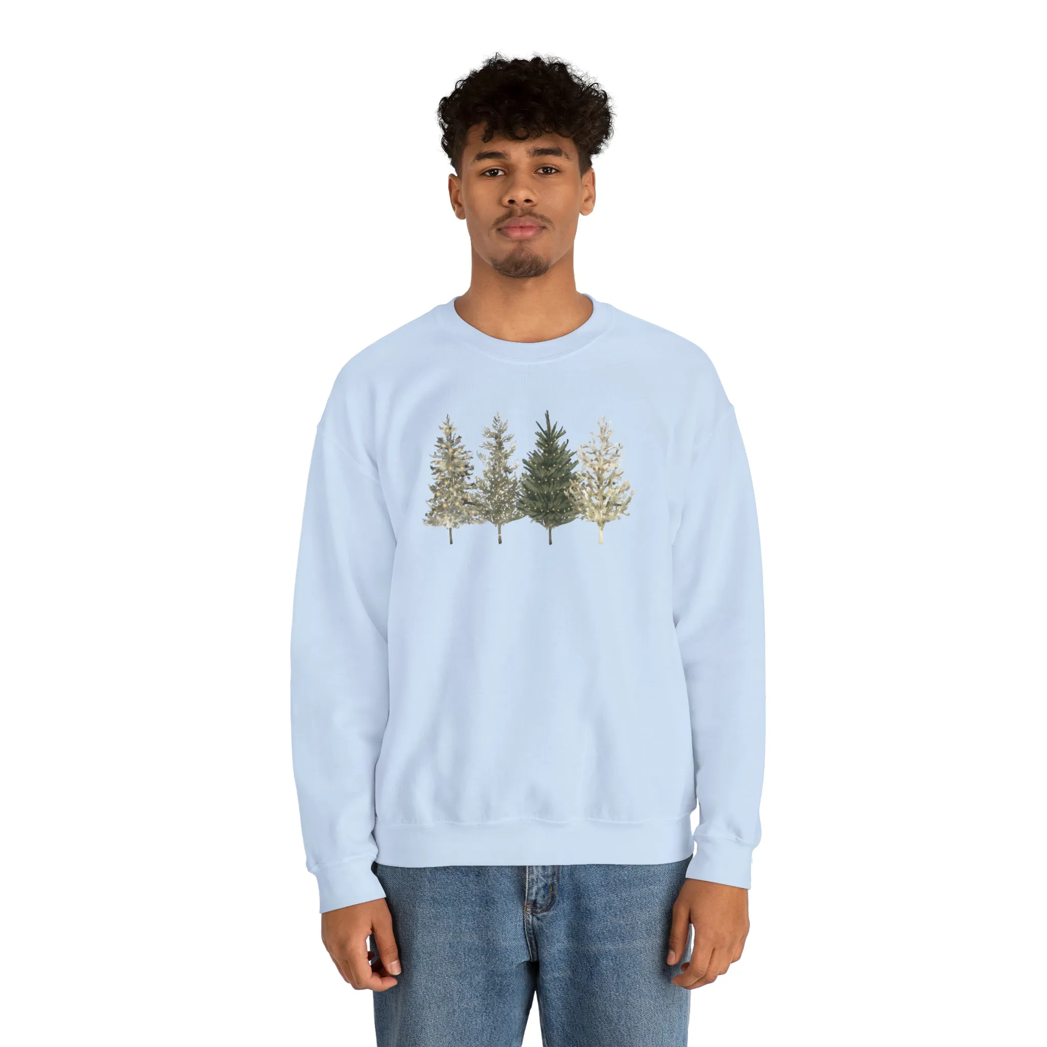 Copy of Christmas Tree Sweatshirt, Christmas Tree Crewneck, Cozy Winter Sweater, Christmas Tree Subtle Holiday Sweatshirt