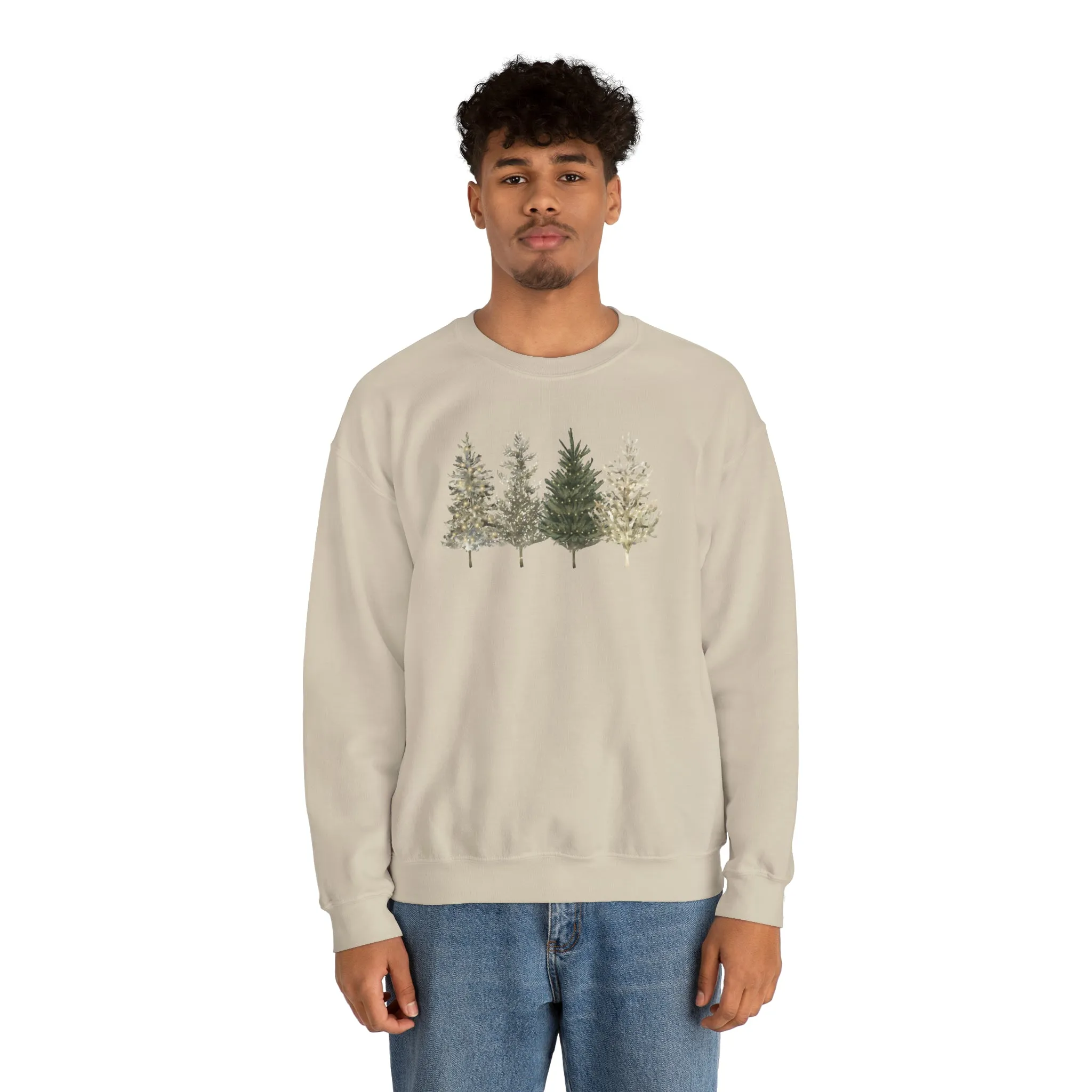 Copy of Christmas Tree Sweatshirt, Christmas Tree Crewneck, Cozy Winter Sweater, Christmas Tree Subtle Holiday Sweatshirt