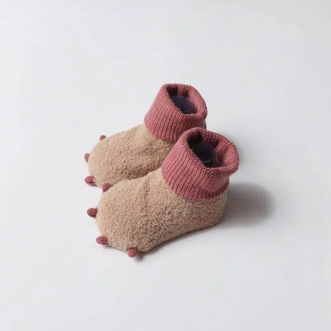 Cozy Velvet Baby Booties