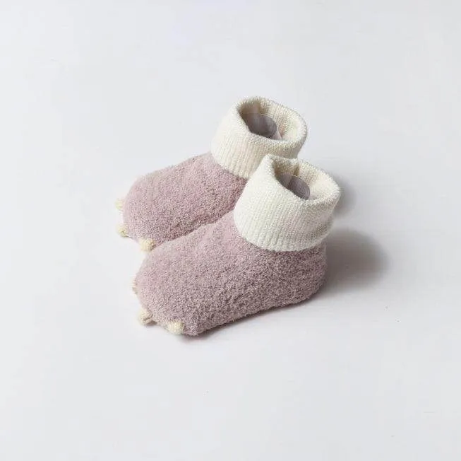 Cozy Velvet Baby Booties