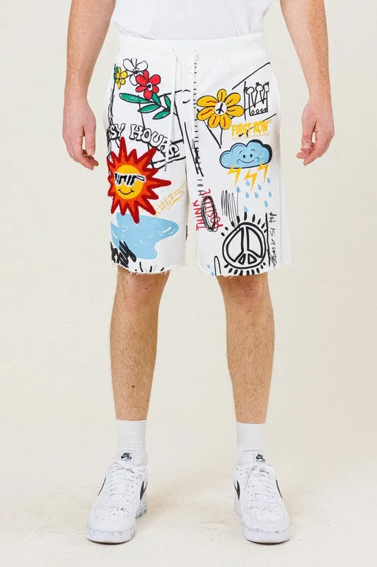 Easy Hour Graphic Terry Short