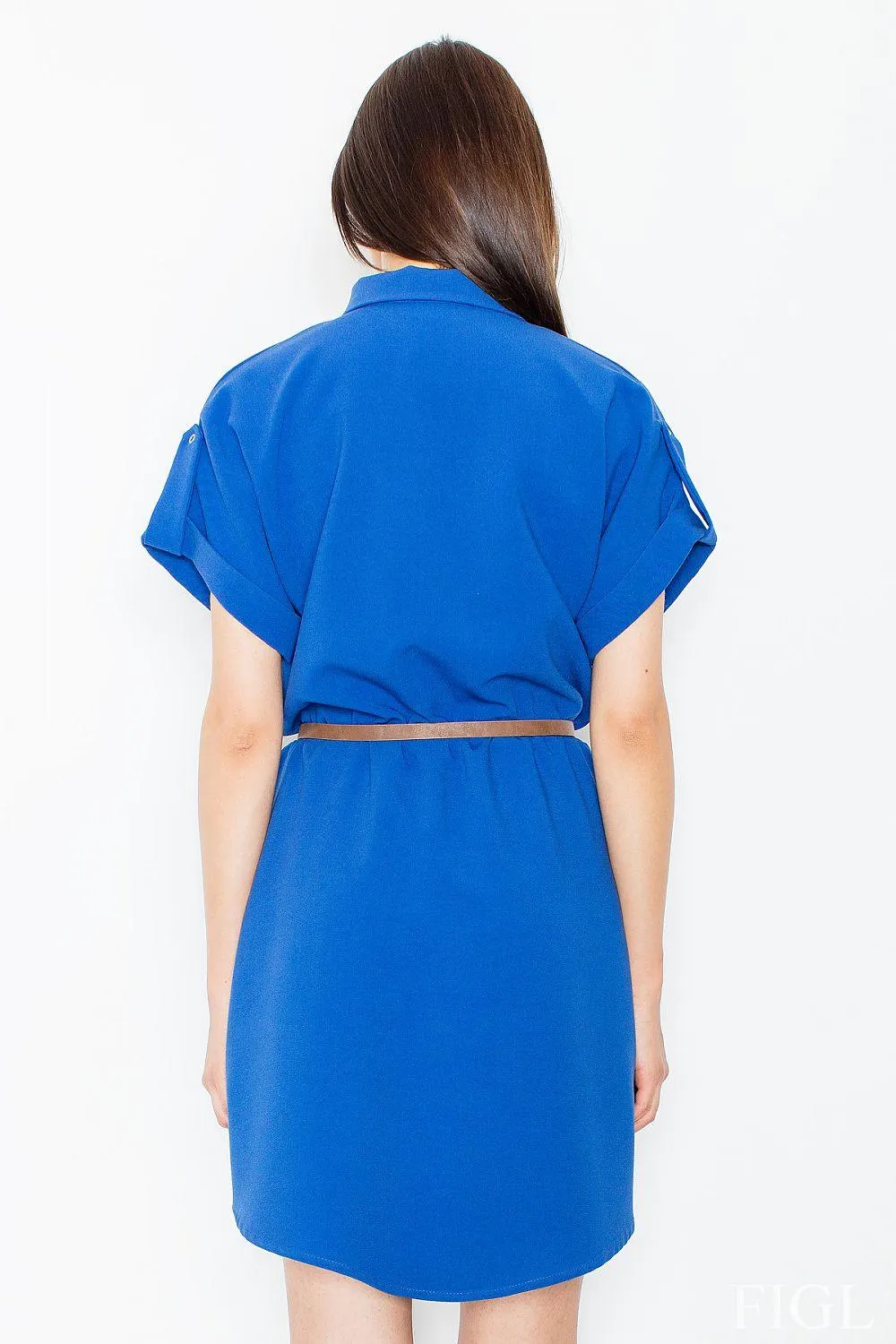 Elegant Kimono Sleeve Shirt Dress for Timeless Style