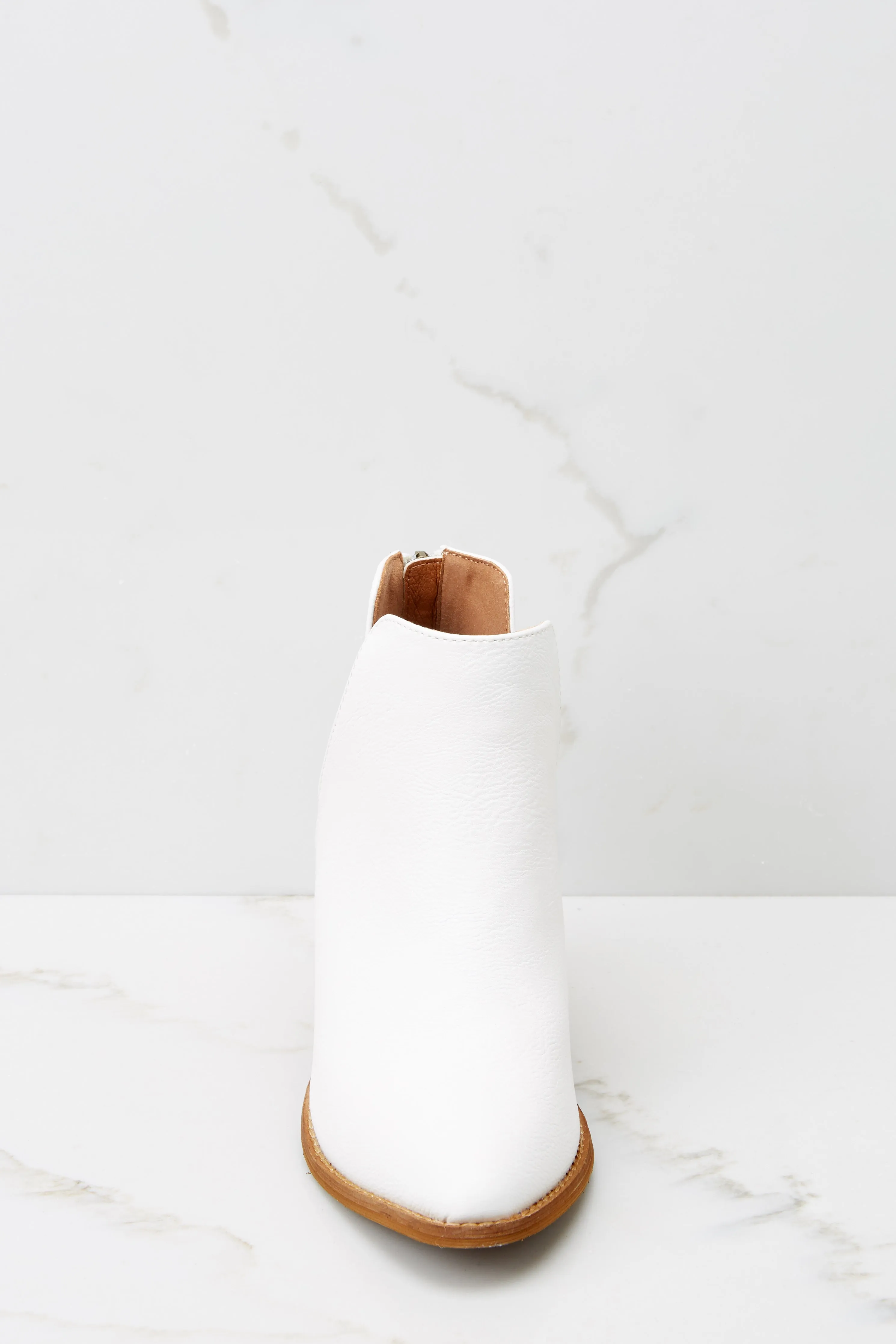 Forward Forever White Booties