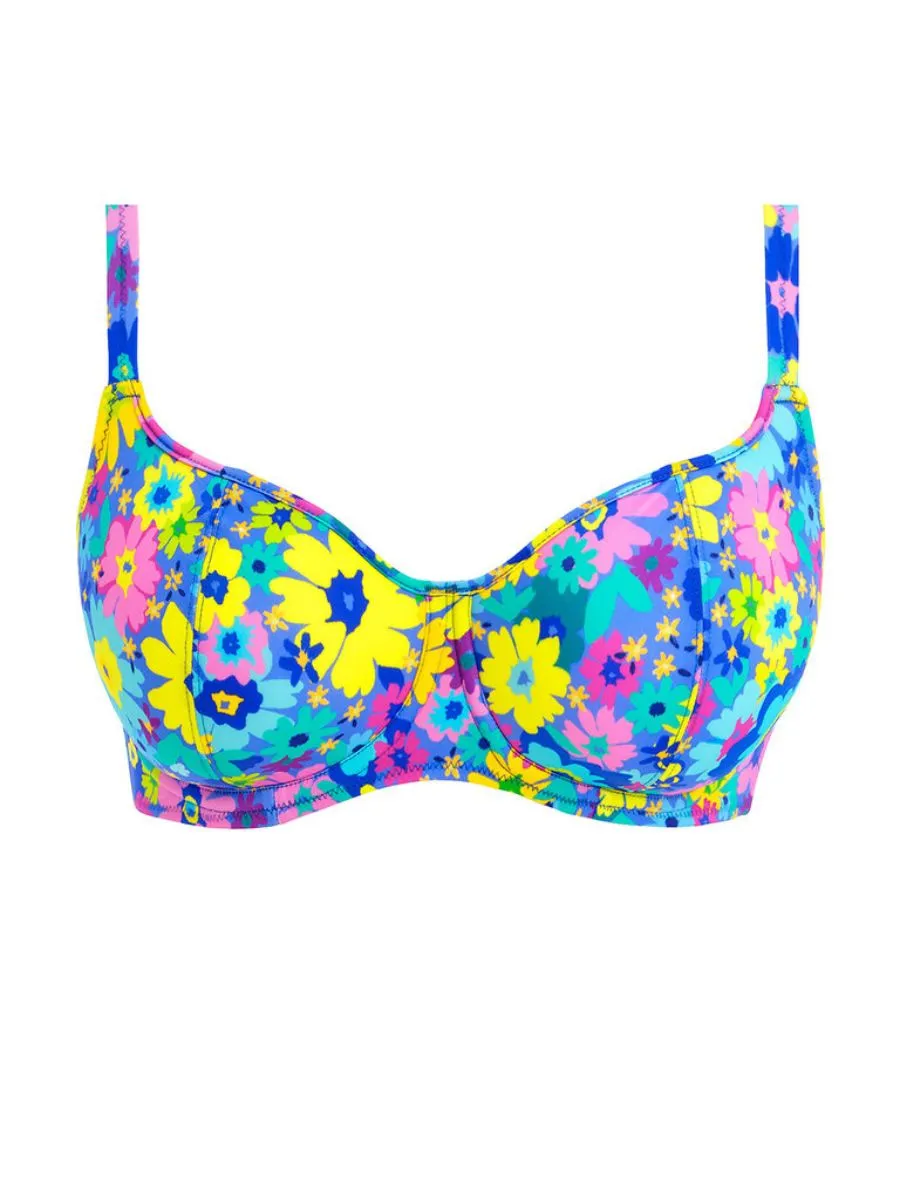 Garden Disco Sweetheart Bikini Top - Multi