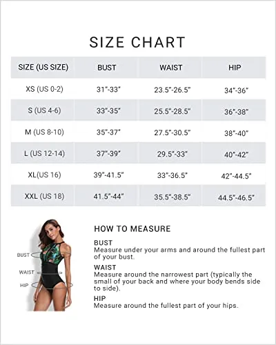 Halter Bathing Suit Women Sexy V Neck Tummy Control One Piece Swimwear-Black Pineapple