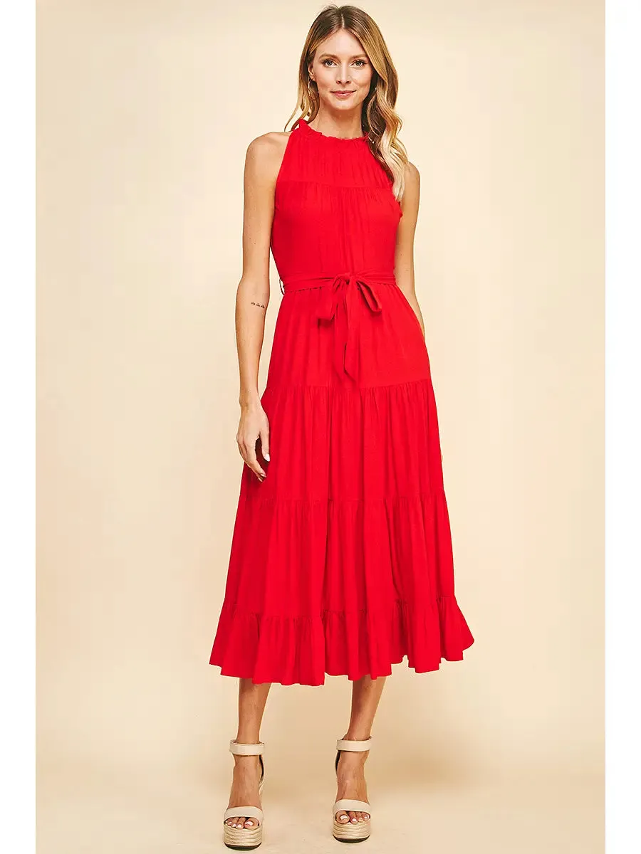 Halter Midi Dress