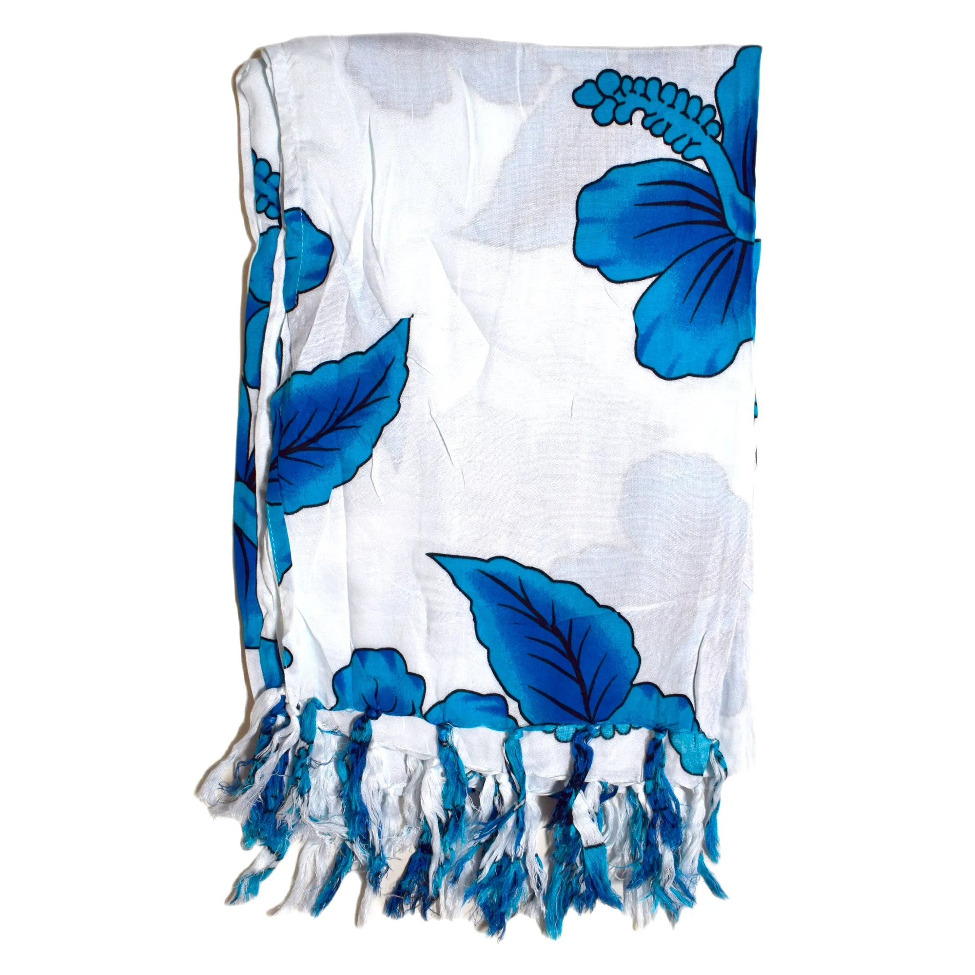 Hibiscus Premium Sarong - Breezy Outfits Swimsuit Beach Wrap Cover Ups