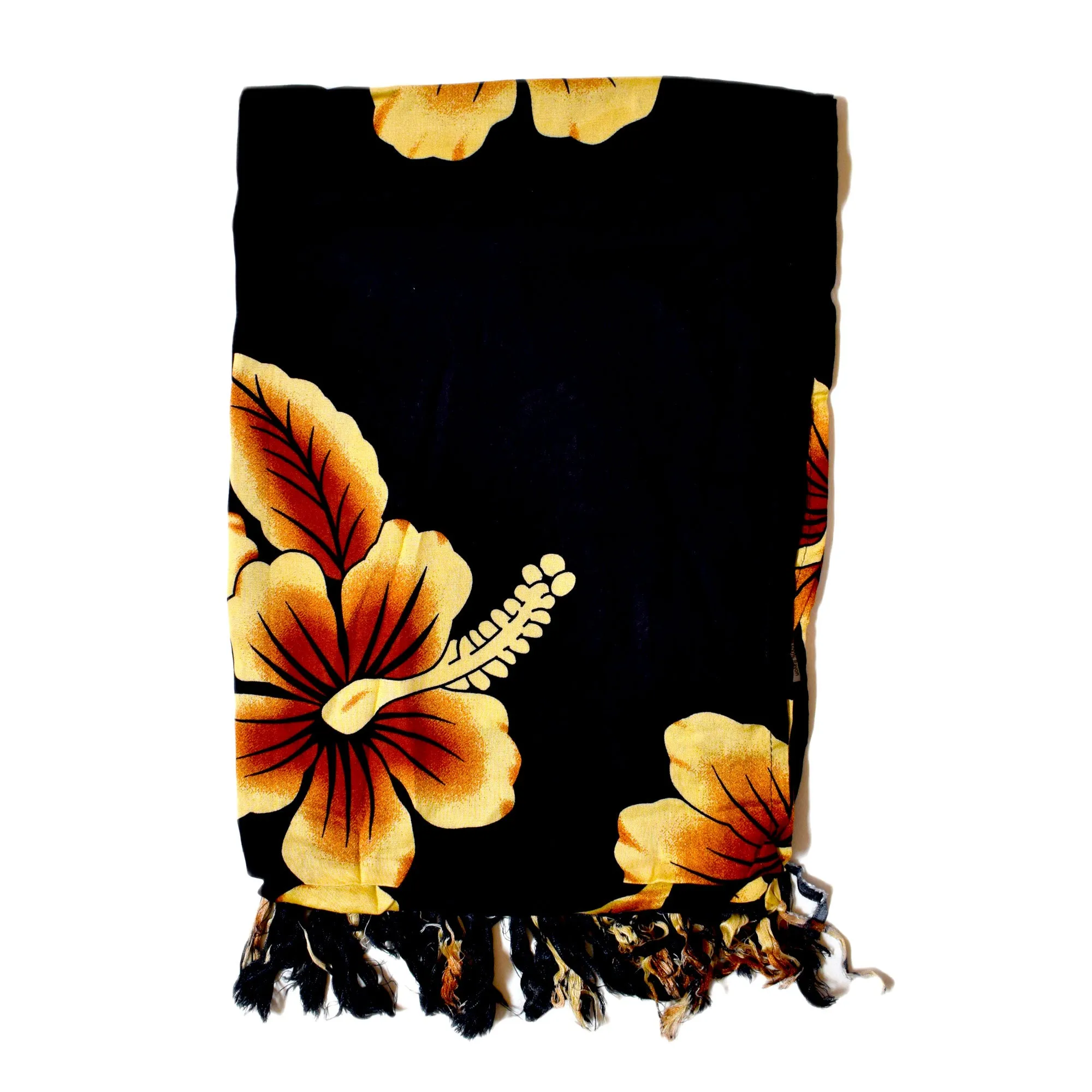 Hibiscus Premium Sarong - Breezy Outfits Swimsuit Beach Wrap Cover Ups