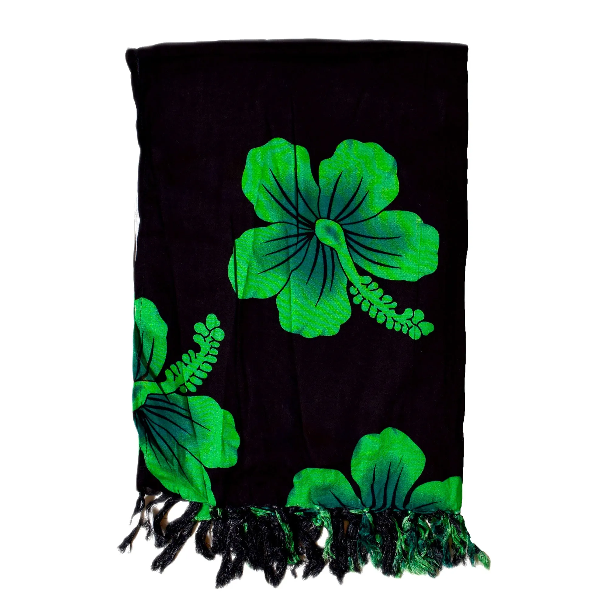 Hibiscus Premium Sarong - Breezy Outfits Swimsuit Beach Wrap Cover Ups