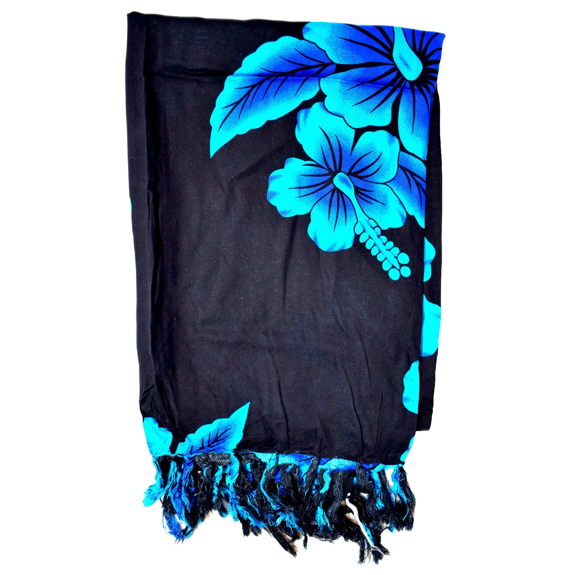 Hibiscus Premium Sarong - Breezy Outfits Swimsuit Beach Wrap Cover Ups