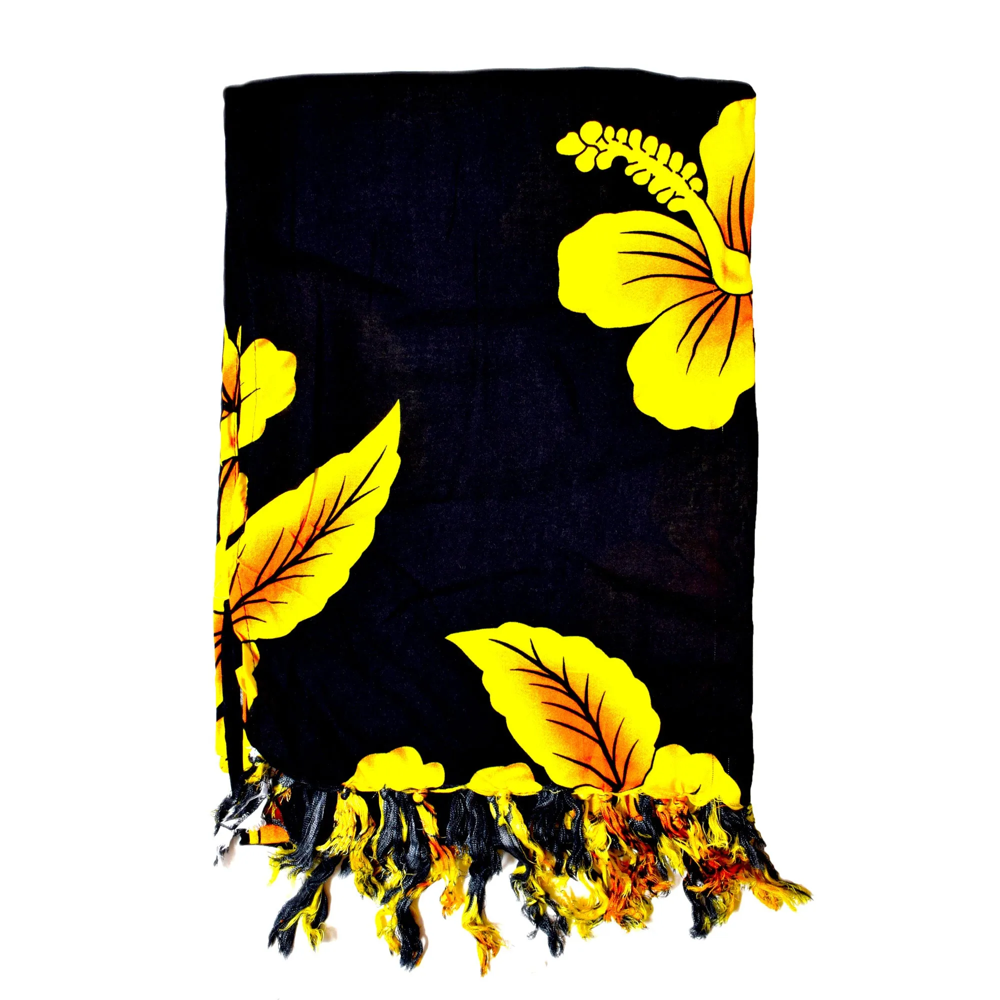 Hibiscus Premium Sarong - Breezy Outfits Swimsuit Beach Wrap Cover Ups