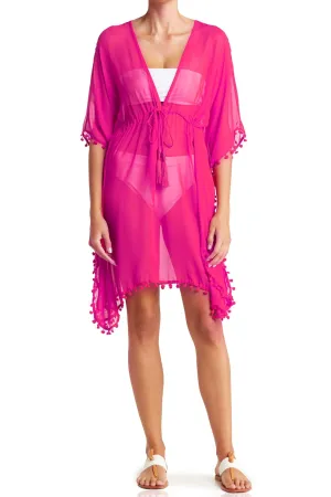 Hot Pink Beach Cover Up