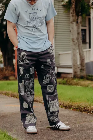 Hotel Pant- Navy