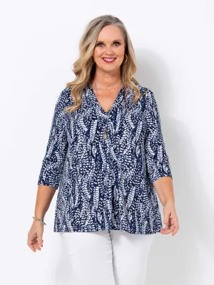Indigo Batik Top