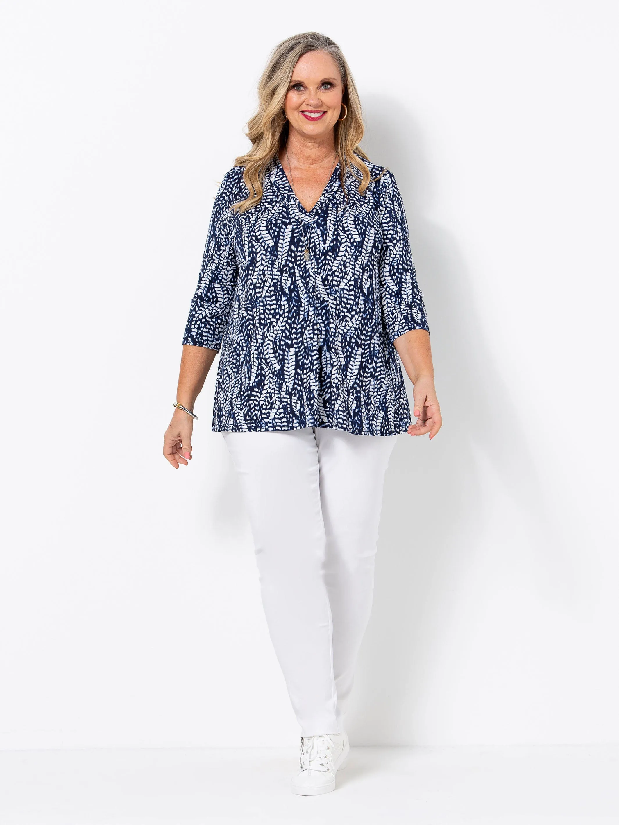 Indigo Batik Top