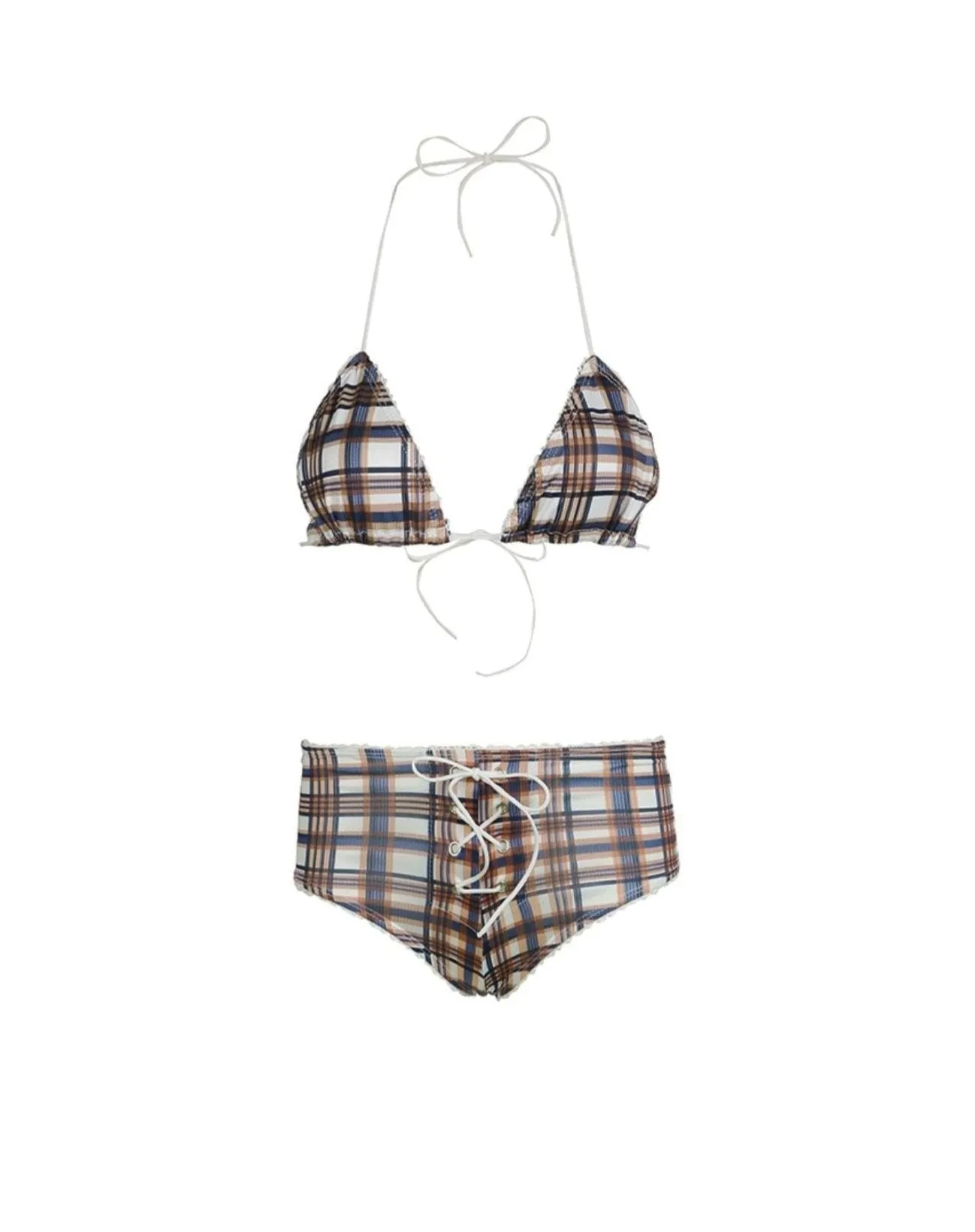 Kaela Plaid Bikini Set