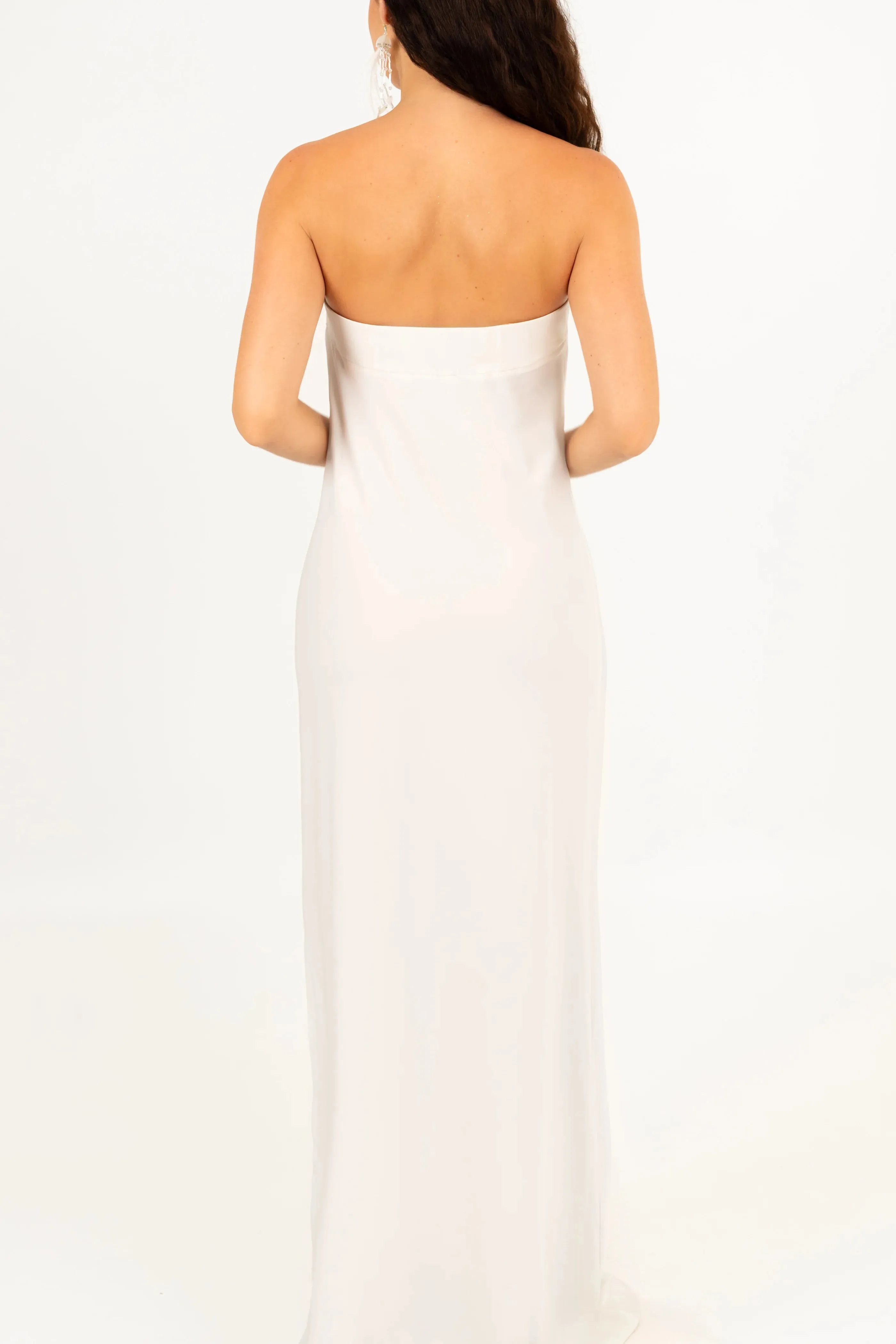 Lacie Bird Motifs Dress White