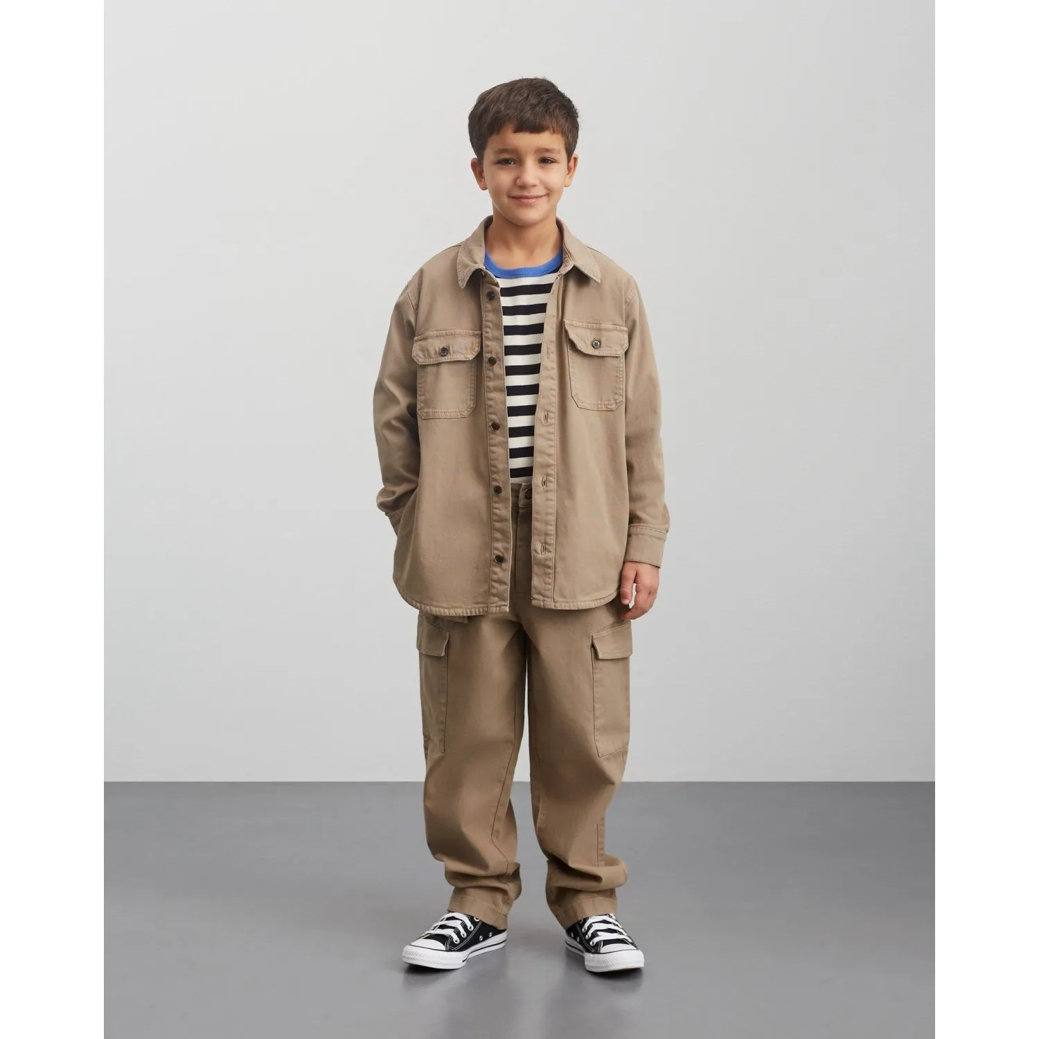 Mads Nørgaard Lead Gray Soft Canvas Cargoni Pants