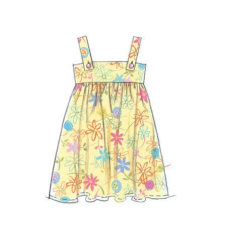 McCall's Pattern M5613 Girls' Dresses
