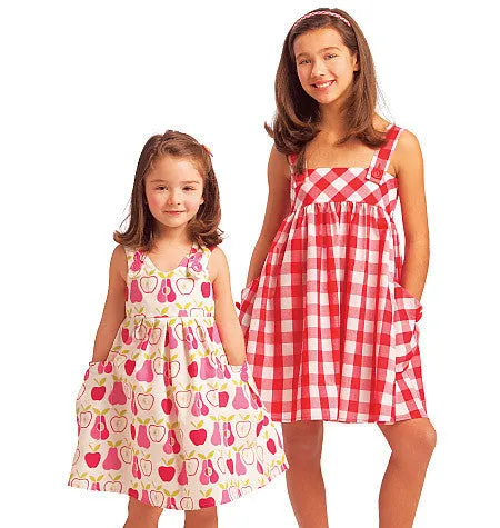 McCall's Pattern M5613 Girls' Dresses