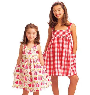 McCall's Pattern M5613 Girls' Dresses
