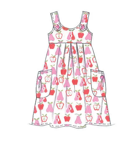McCall's Pattern M5613 Girls' Dresses