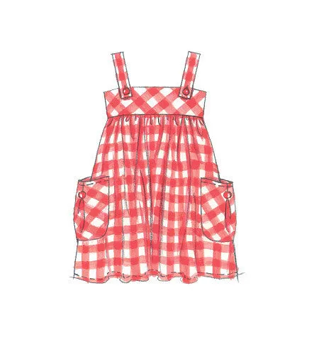 McCall's Pattern M5613 Girls' Dresses