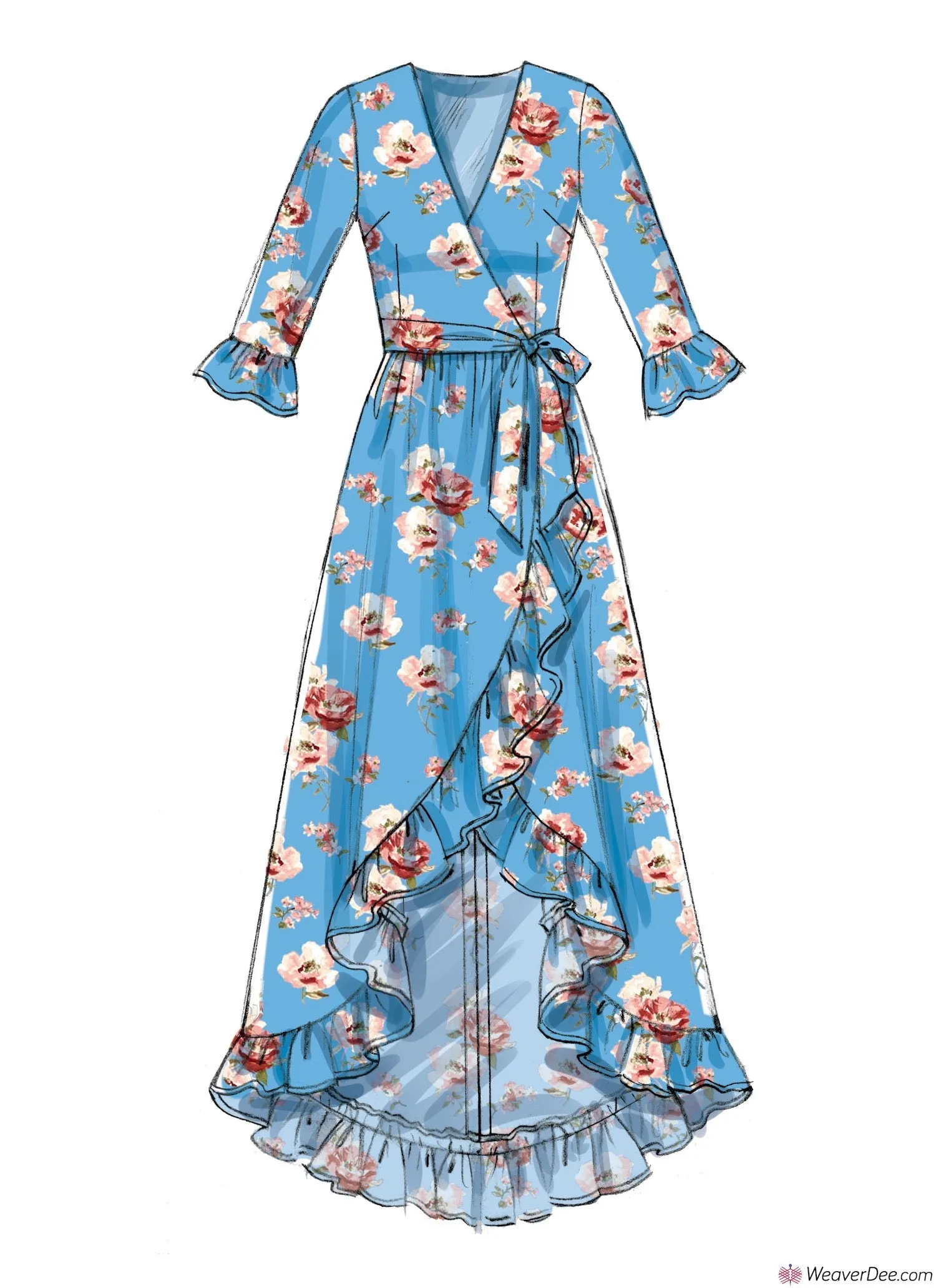 McCall's Pattern M7801 Misses' Dresses & Belt