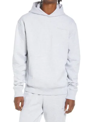Men's Embroidered Hoodie,Light Grey