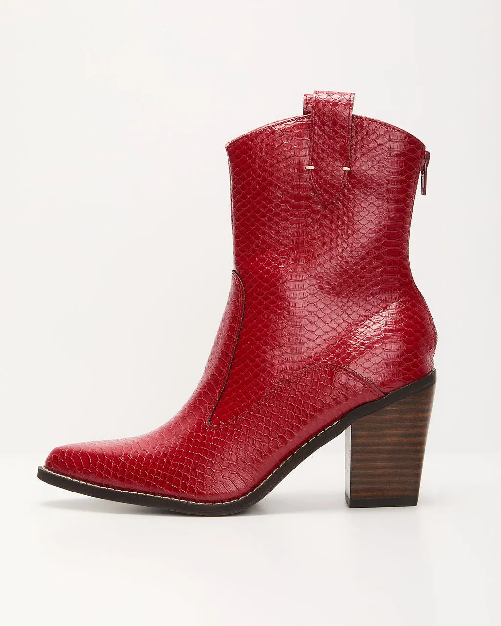 Moonlight Stroll Western Leather Bootie